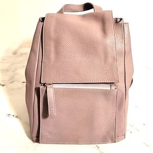 HOBO Int'l Lilac Pebbled Leather Backpack